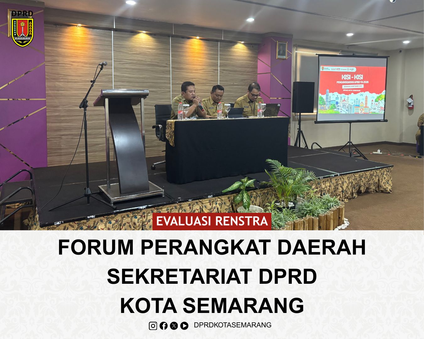 Image Berita Evaluasi Renstra Forum Perangkat Daerah Sekretariat DPRD Kota Semarang 1